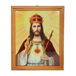 Obrazek Chrystus Król 25 cm